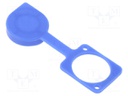 Protection cap; blue; Case: XLR standard; 19x24mm; Series: FT