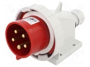 Connector: AC supply 3-phase; socket; male; 32A; 400VAC; IEC 60309