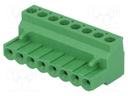 Pluggable terminal block; Contacts ph: 5.08mm; ways: 8; straight