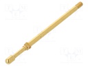 Test probe; Operational spring compression: 4mm; 5A; Ø: 2mm