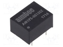 Converter: DC/DC; 1W; Uin: 4.5÷5.5V; 15VDC; Iout: 67mA; DIP8; 1.8g