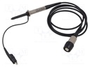 Probe: for oscilloscope; passive; 6MHz,250MHz; 1: 10; 1MΩ; 1ns,58ns