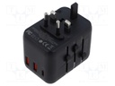 Power supply: switching; mains,universal,plug-in; 5÷12VDC; 20W