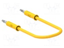 Test lead; 60VDC; 30VAC; 6A; banana plug 2mm,both sides; Len: 0.5m