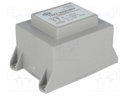 Transformer: encapsulated; 30VA; 230VAC; 9V; 3.33A; Mounting: PCB