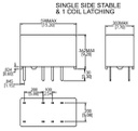 Relay: electromagnetic; DPDT; Ucoil: 5VDC; 0.5A/125VAC; 2A/30VDC