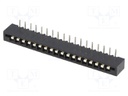 Connector: FFC (FPC); angled 90°; PIN: 18; NON-ZIF; THT; tinned