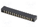 Connector: FFC (FPC); straight; PIN: 14; NON-ZIF; THT; tinned; 20mΩ