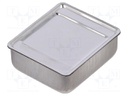 Enclosure: shielding; X: 44mm; Y: 50mm; Z: 17mm; steel; Series: MICRO
