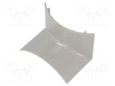 Inside corner; Colour: grey; Mat: ABS; UL94HB; Application: RD-60