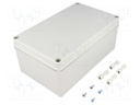 Enclosure: multipurpose; X: 140mm; Y: 230mm; Z: 95mm; PICCOLO; grey