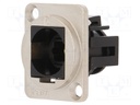 Connector: fiber optic; coupler; Toslink socket,both sides