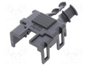 Cable hood and fastener; female; Mega-Fit; PIN: 6; Layout: 2x3