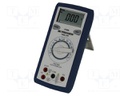 Digital multimeter; LCD 3,75 digit,bargraph; 2x/s; True RMS