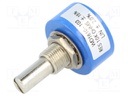 Potentiometer: shaft; single turn; 10kΩ; ±15%; 1W; linear; 6.35mm