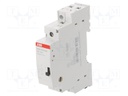Relay: installation; bistable; NO; Ucoil: 230VAC; Ucoil: 110VDC