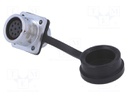 Socket; female; SF12; PIN: 9; IP67; 3A; soldering; 125V; 0.75mm2