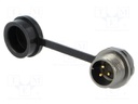 Socket; male; ST12; PIN: 3; IP67; 13A; soldering; 250V; 2mm2; -25÷85°C