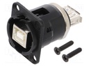 Adapter; USB A socket-back,USB B socket-front; EH; USB 2.0