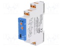 Timer; 1s÷100h; SPDT x2; 250VAC/5A; 12÷240VAC; 12÷240VDC; DIN; IP20