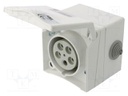 Connector: AC supply 3-phase; socket; female; 16A; 415VAC; IP44