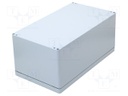 Enclosure: multipurpose; X: 230mm; Y: 401mm; Z: 180mm; EURONORD; grey