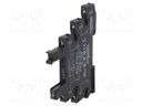 Socket; 6A; 300VAC; RSL1AB4BD; Mounting: DIN; Series: RSL1