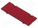 Front panel; without frame,with holder; 1M Modulbox XTS