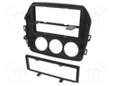 Radio mounting frame; Mazda; 2 DIN; black