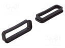 Sealing frame; Shore hardness: 50; Mat: Nitrile rubber NBR