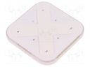 Wireless dimmer; IP20; Dim: 90x90x12mm; Range: 60m
