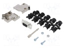 D-Sub; PIN: 9; female; shielded,metalized; angled 45°; soldering