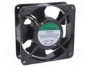 Fan: AC; axial; 230VAC; 120x120x38mm; 119(±10%)m3/h; 36dBA; 2000rpm