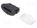 Fuse acces: fuse holder; fuse: 19mm; 30A; on panel,snap-fastener