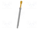 Test needle; Operational spring compression: 4mm; 5A; Ø: 2mm; 0.8N