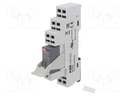 Relay: interface; SPDT; Ucoil: 24VDC; Mounting: DIN; Series: CR-P