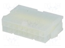 Plug; wire-wire; male; Mini-Fit Jr; 4.2mm; PIN: 16; w/o contacts