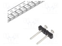 Connector: pin strips; pin header; PIN: 2; SMT; 10A; 300V; straight