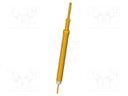 Needle-like test probe; Operational spring compression: 2.65mm