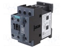 Contactor: 3-pole; NO x3; Auxiliary contacts: NO + NC; 230VAC; 38A