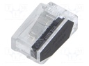 Quick splice; 24A; 450V; spring clamp; L: 19.1mm; 0.5÷2.5mm2