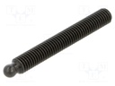Pin; M8; steel; Ø: 6.1mm; Thread len: 63mm; Connection: ball joint