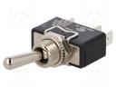 Switch: toggle; Pos: 3; SP3T; ON-OFF-ON; 16A/250VAC; Toggle: round