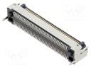 Connector: PCB to PCB; hermaphrodite; PIN: 80; 0.5mm; LSHM; SMT