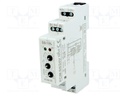 Timer; 0,1s÷10days; SPDT; 250VAC/16A; 24VAC; 24VDC; DIN; -20÷60°C