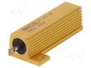 Resistor: wire-wound; with heatsink; screw; 220Ω; 50W; ±5%