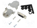 D-Sub HD; PIN: 26; plug; male; soldering; for cable; black