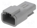 Connector: wire-wire; ATM; plug; male; PIN: 3; IP67; Locking: latch
