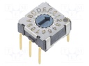 Encoding switch; HEX/BCD; Pos: 16; THT; Rcont max: 80mΩ