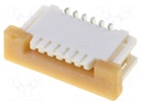 Connector: FFC (FPC); vertical; PIN: 6; ZIF; SMT; 1A; tinned; 1mm